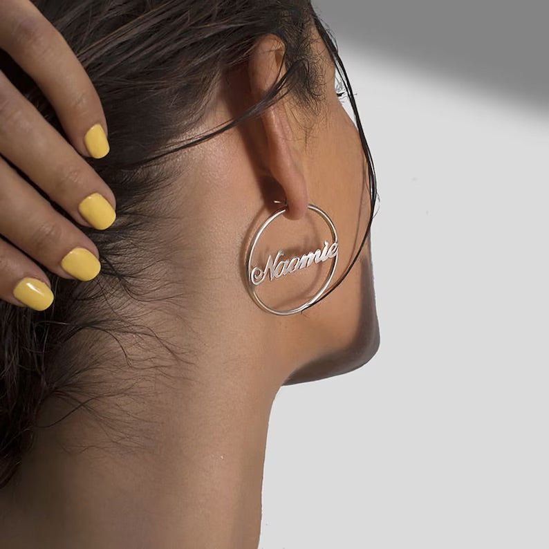 Custom Hoops Earrings