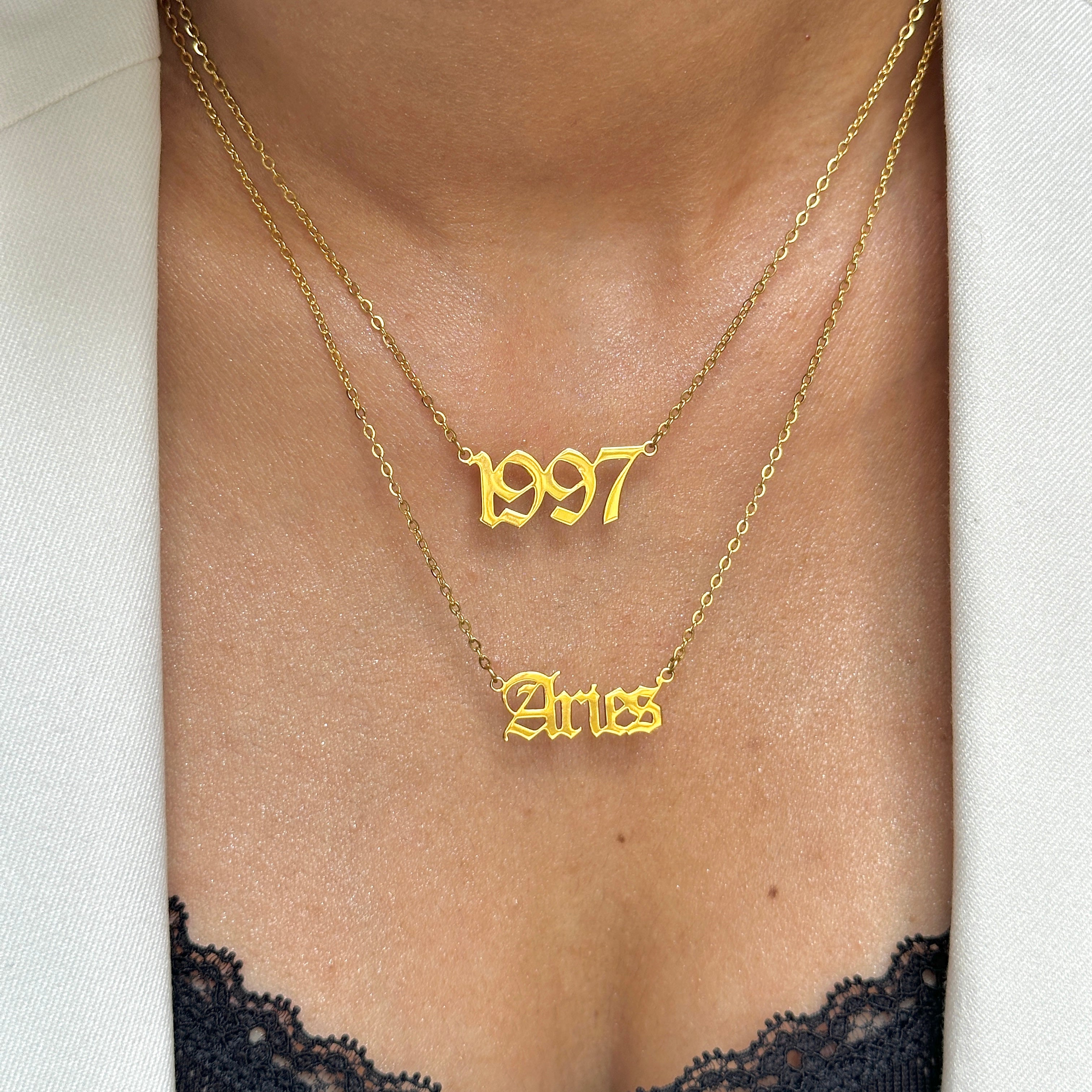 Birth Year Necklace
