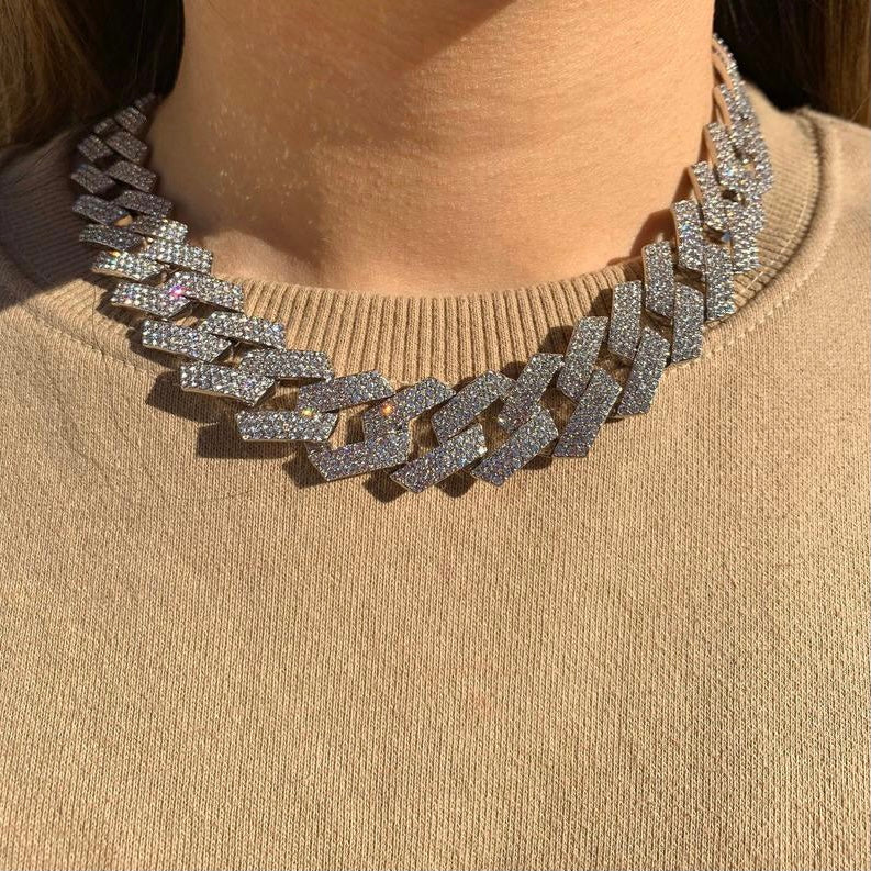 20mm Icy Prong Necklace