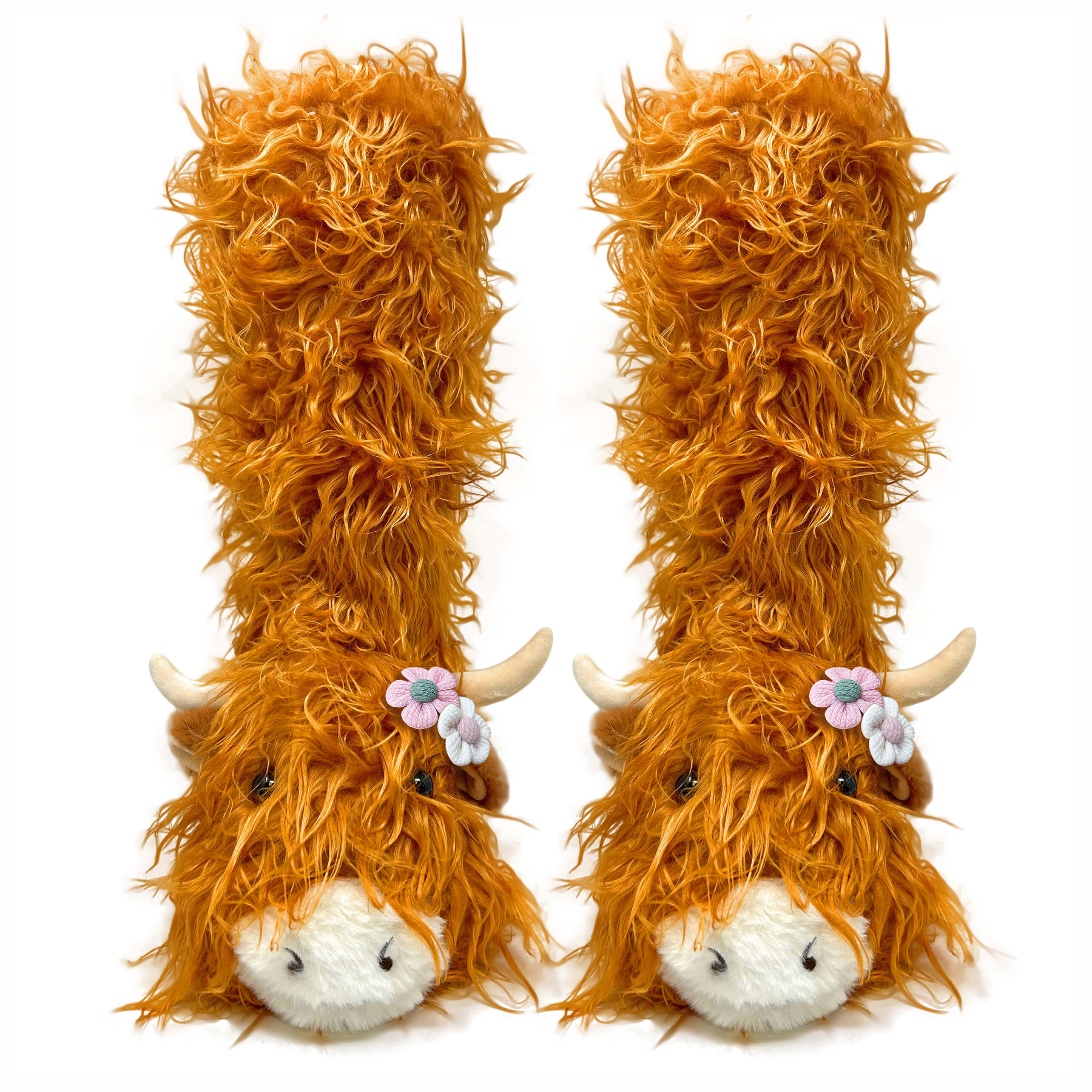 Highland Cattle Slipper Socks