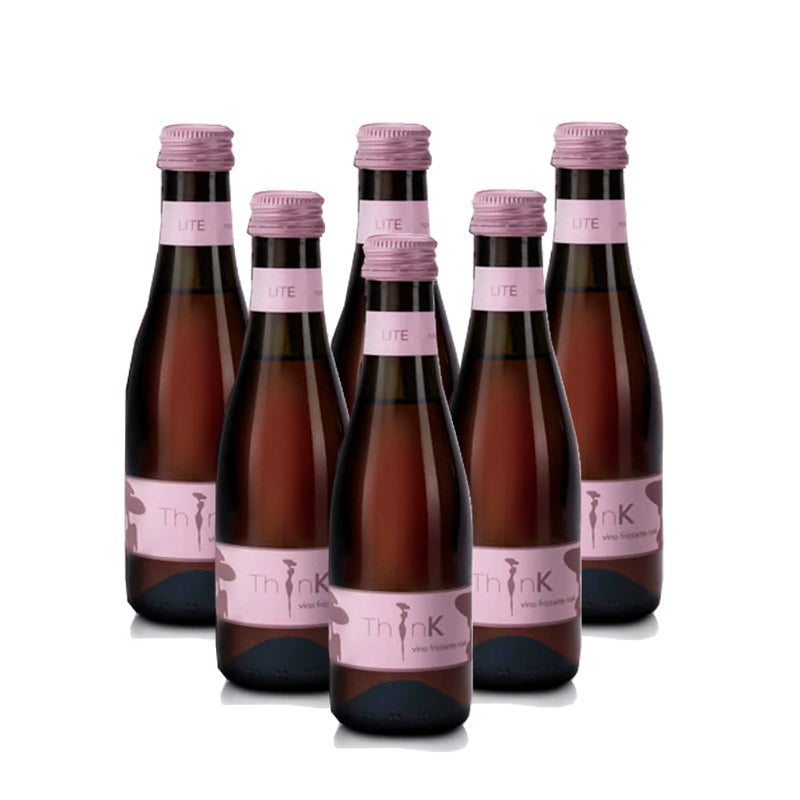 Organic Vegan Piccino Frizzante Sparkling Rosé (6x200ml)