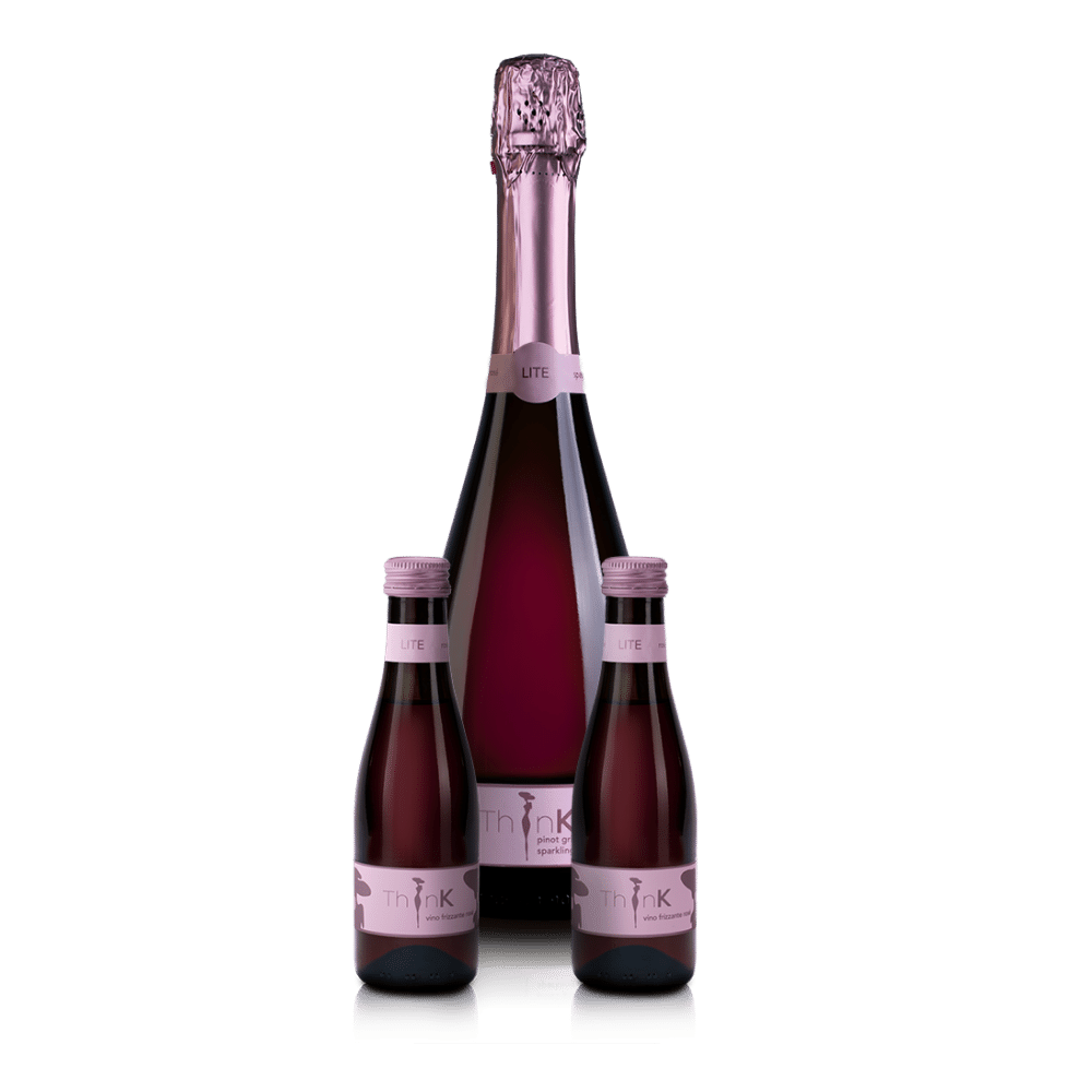 Organic Vegan Sparkling Rosé (1x75cl and 2x200ml Frizzante)