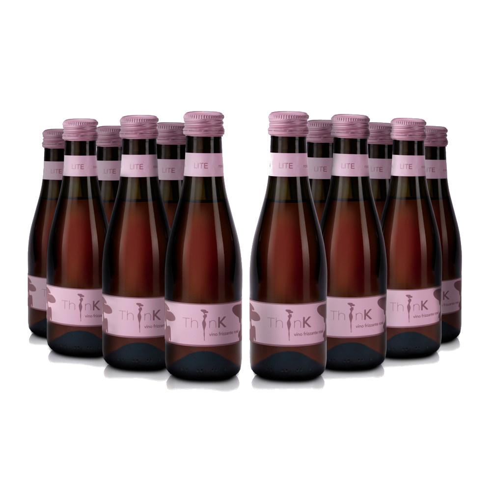 Organic Vegan Piccino Frizzante Sparkling Rosé (12x200ml)