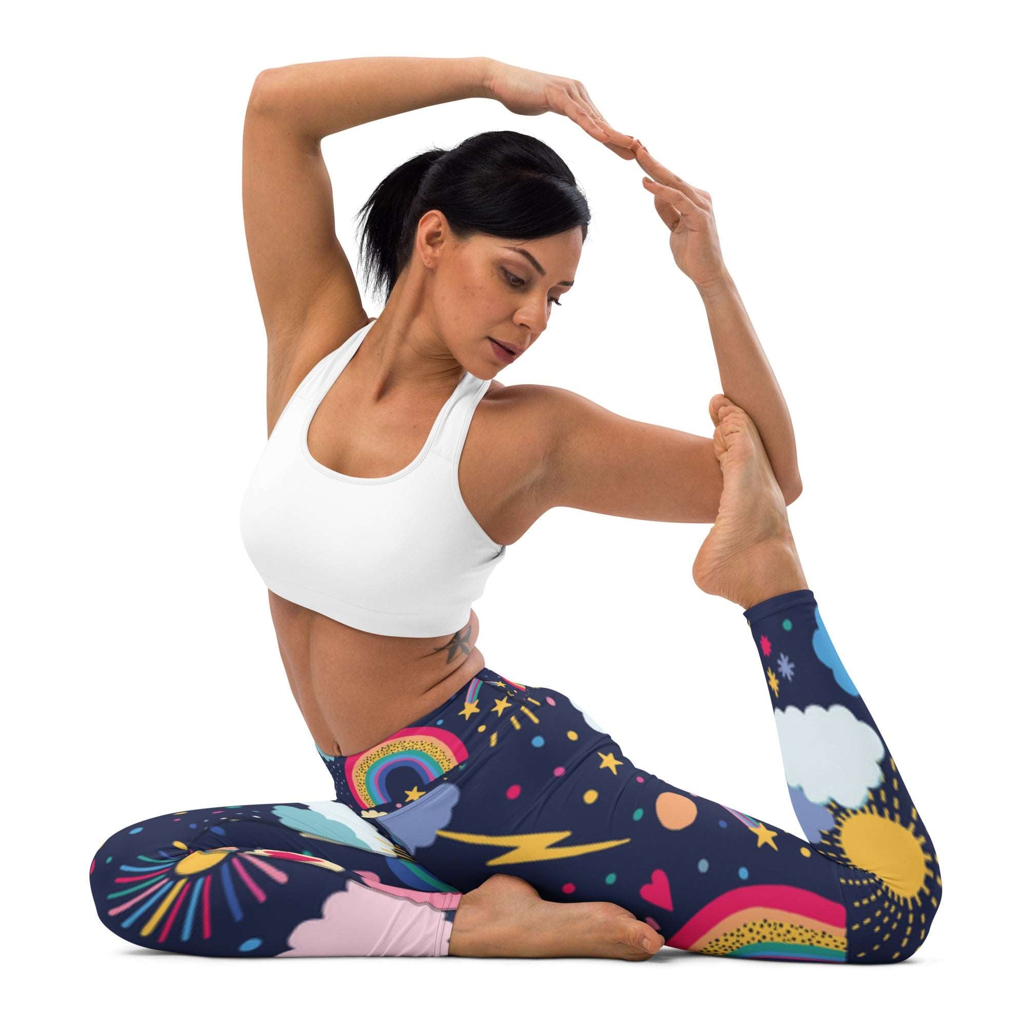 Celestial Cosmic Yoga Leggings