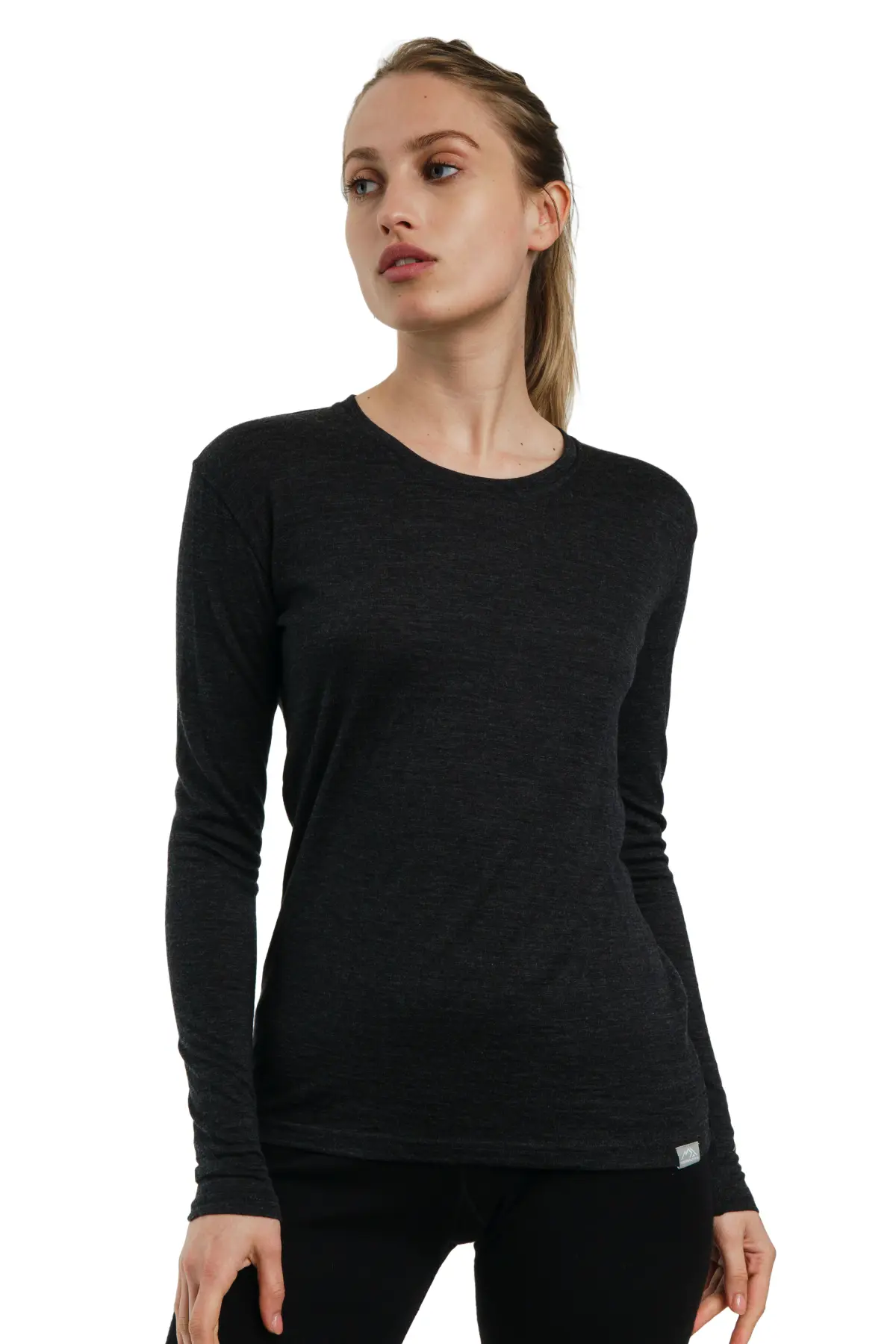 Women's Merino Long Sleeve 165 Charcoal