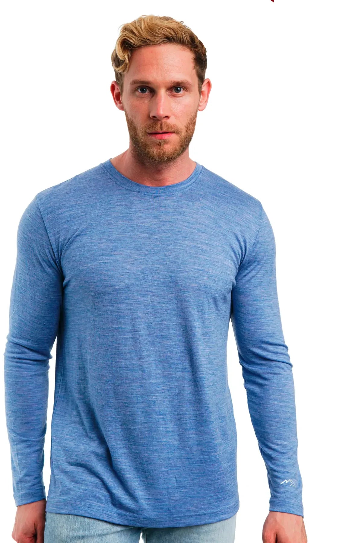 Men's Merino Long Sleeve 165 Woodland Grey Blue