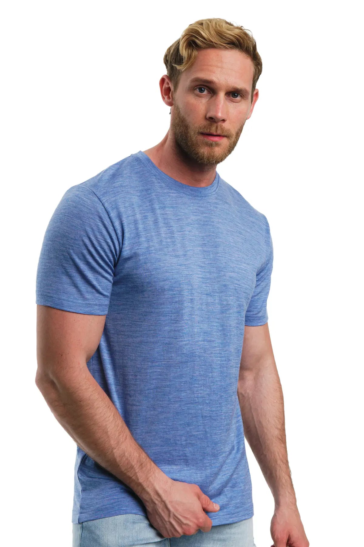 Men's Merino T-shirt 165 Deep Blue + Wool Socks (+socks)