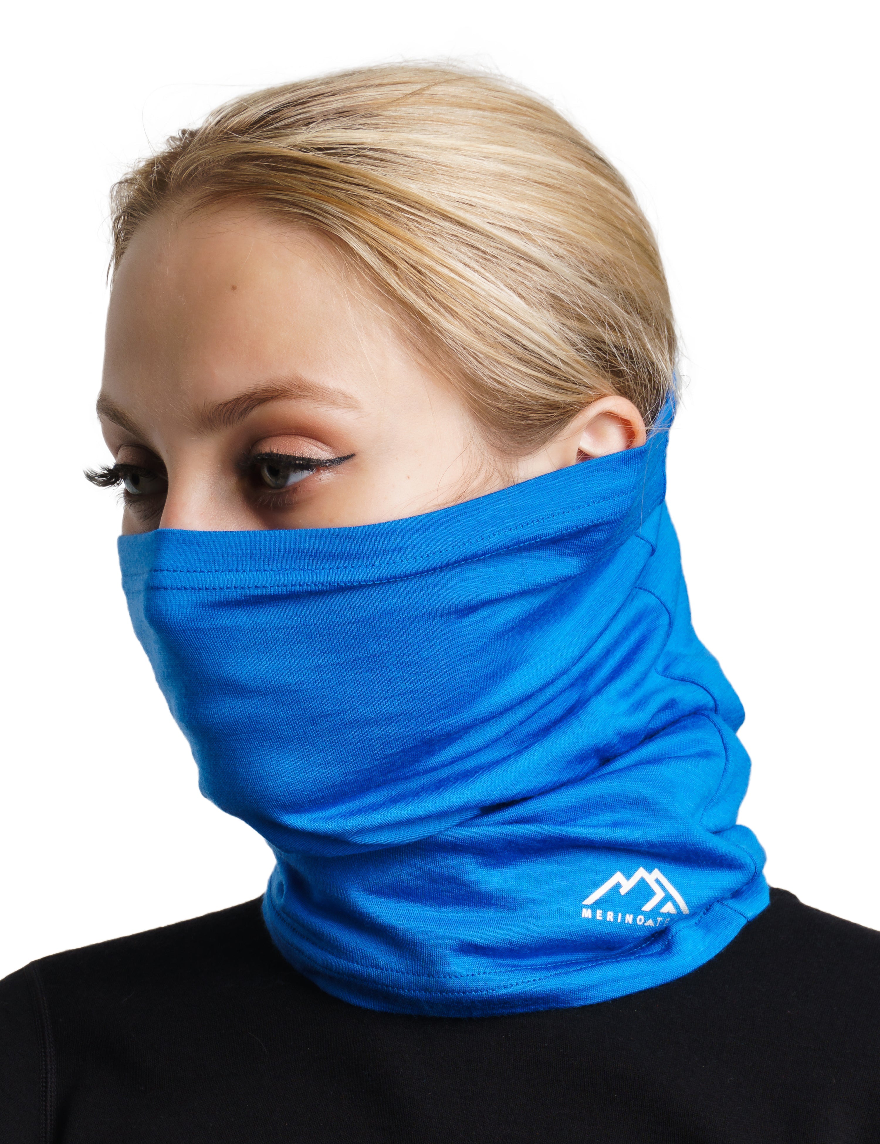 Merino Neck Gaiter 165 Sky Blue