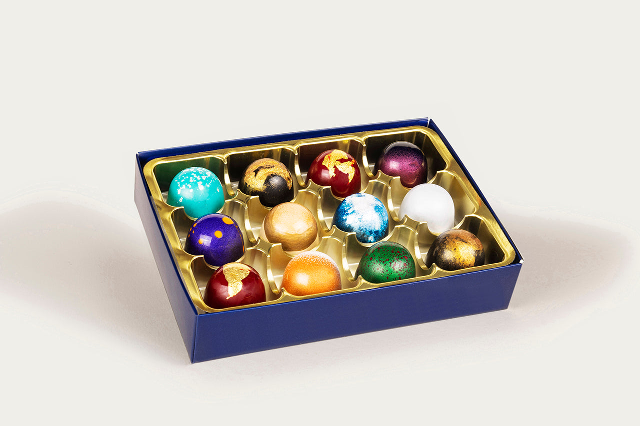 Box of 12 Alcohol Free Chocolate Bonbons