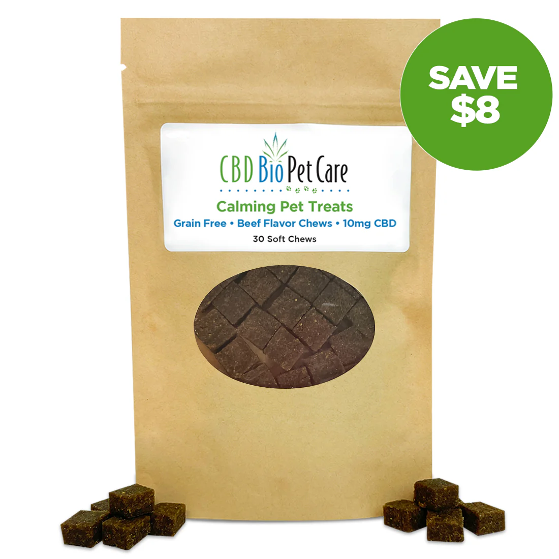 Calming CBD Beef Treats 30-count