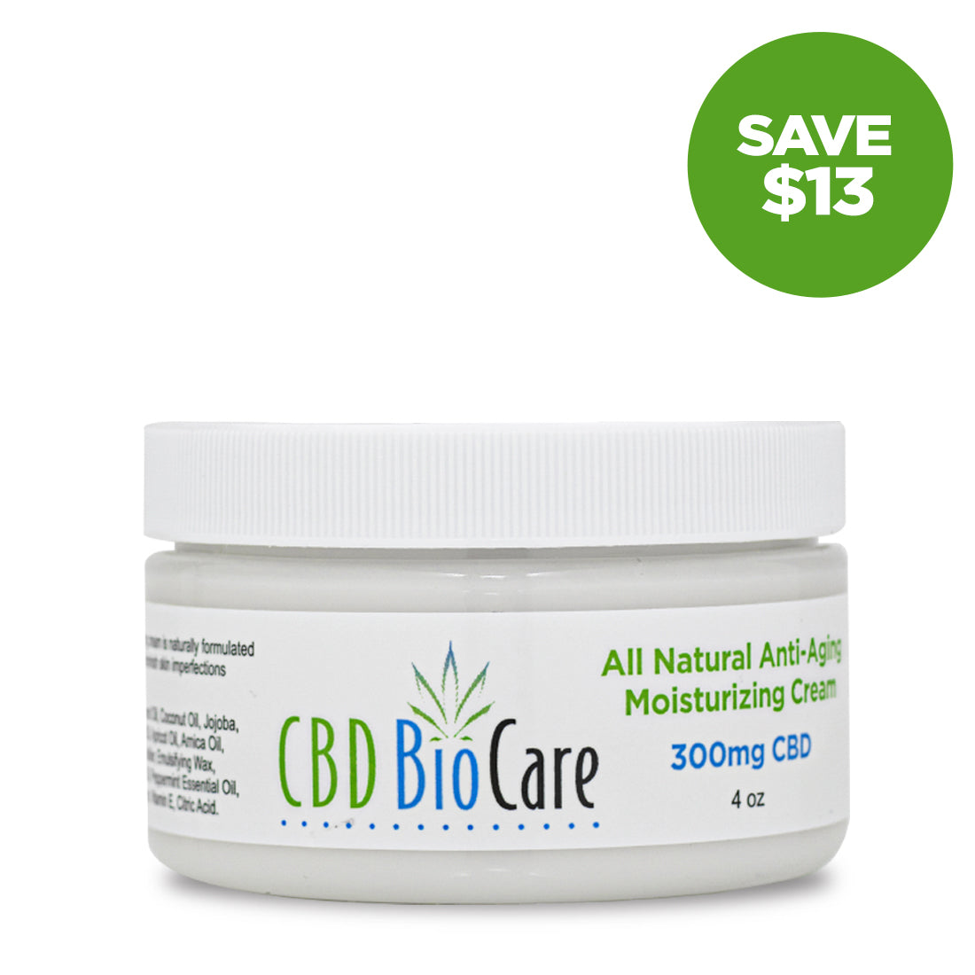 All Natural Organic Anti-Aging CBD Cream