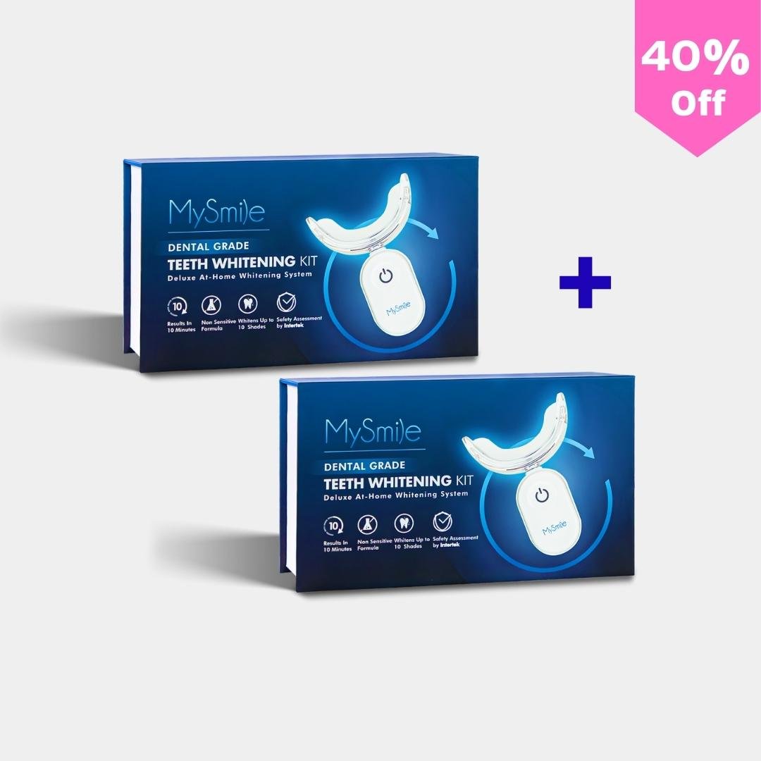 Pro Teeth Whitening with LED Light Duo Pack