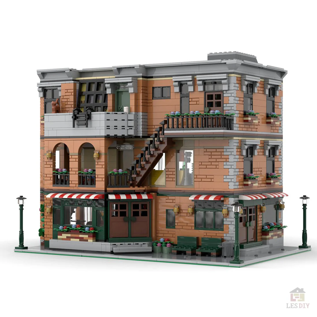 MOC-79570 Central Perk & Friends Apartment Klemmbausteine