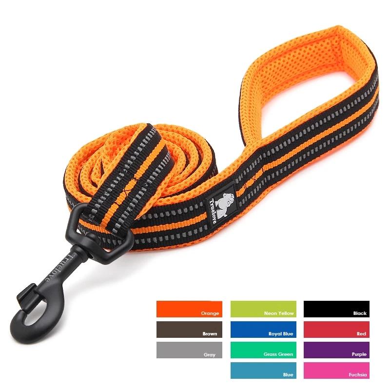 Long Dog Leash Soft Padded Strong Reflective Nylon 200cm