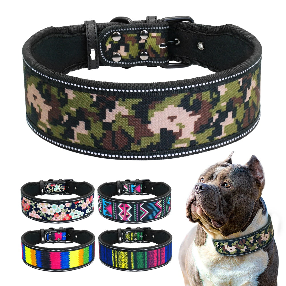 Astro Beautiful Designer Wide Neoprene Dog Collars