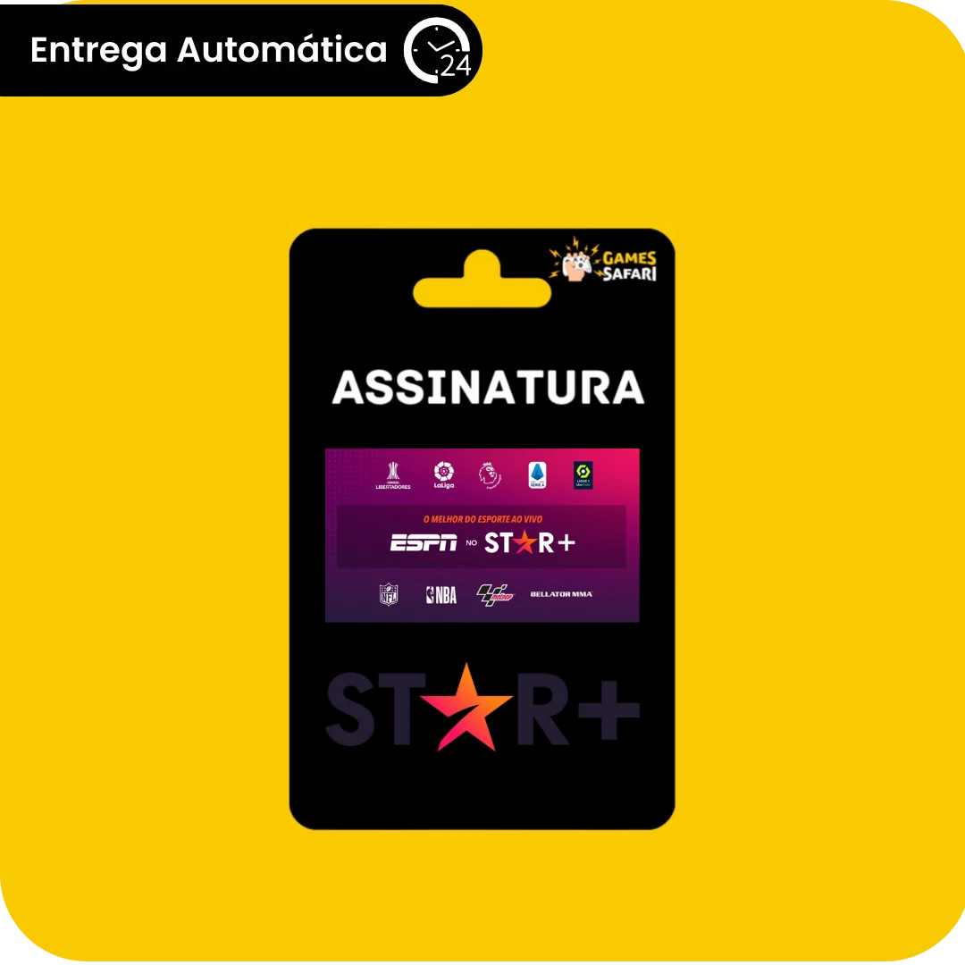 Assinatura STAR PLUS  + 30 Dias - Conta