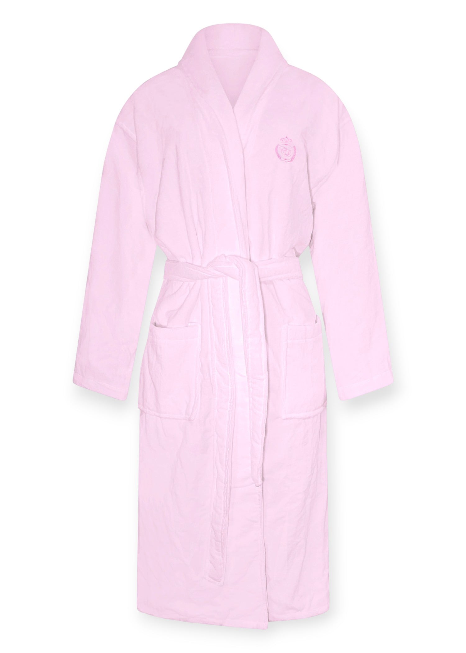 Cherry Pink Velvetica™ Robe - Shawl Collar