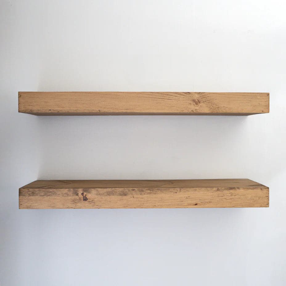 Modern 3" Thick Floating Shelves