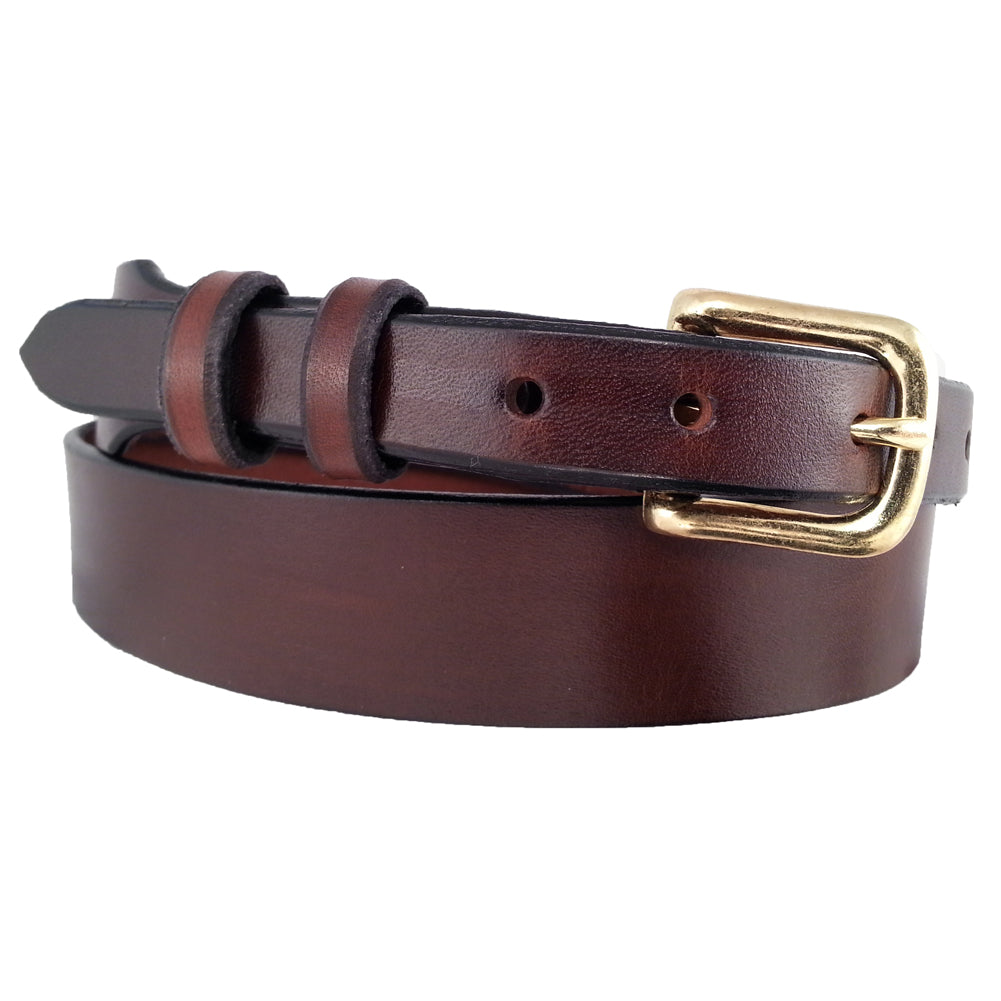 Tapered Full-Grain Leather Belt 500T