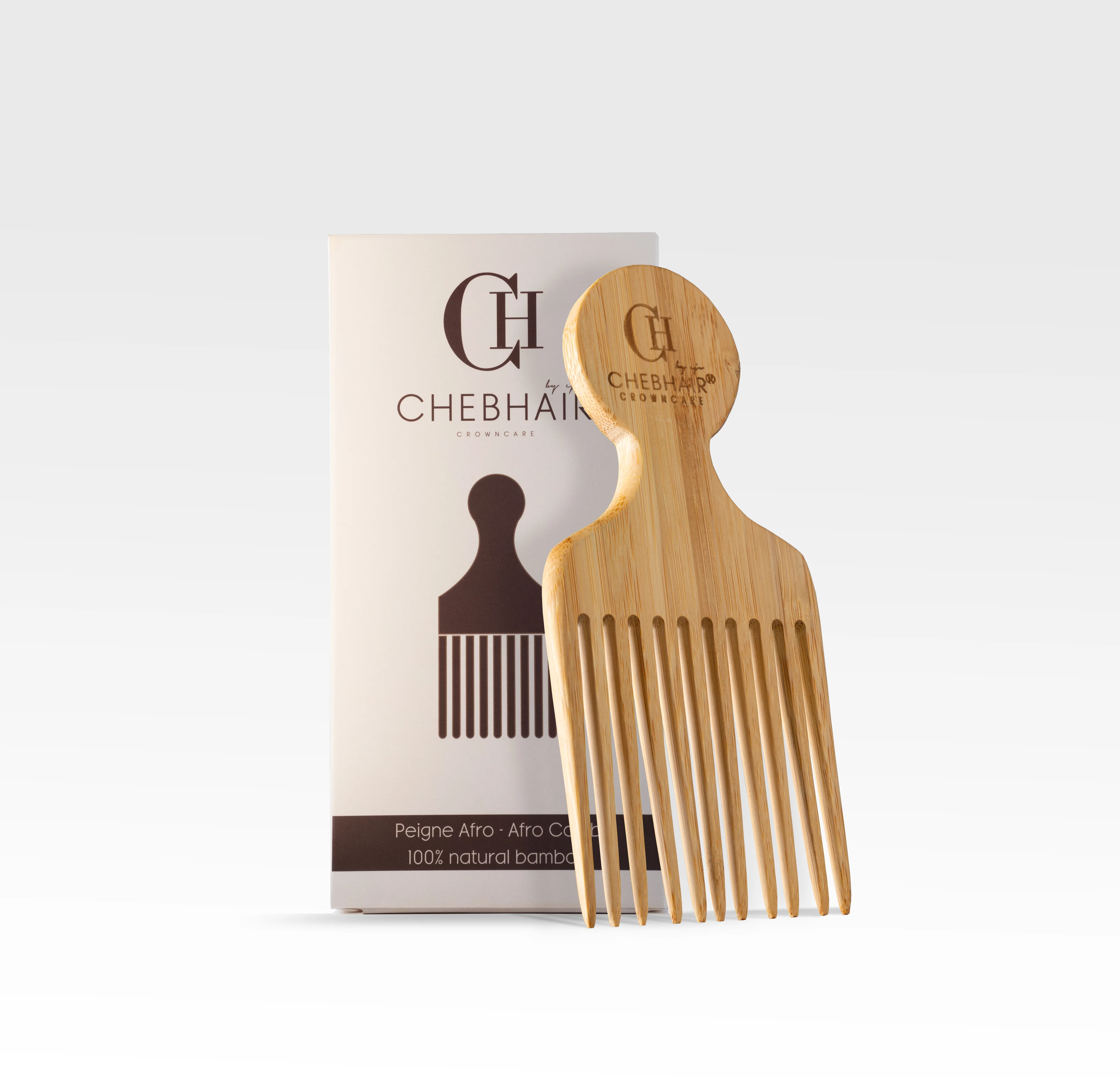 Peigne Afro en bamboo ChebHair