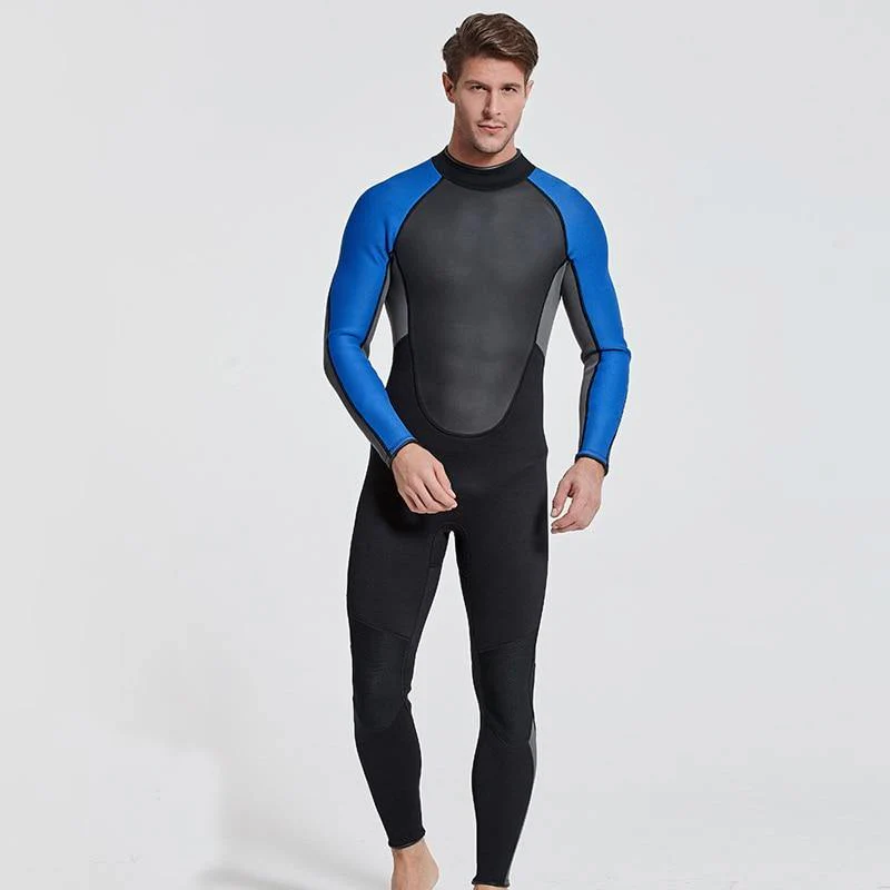 CINESSD 3mm Neoprene Men's Full Body Wetsuit