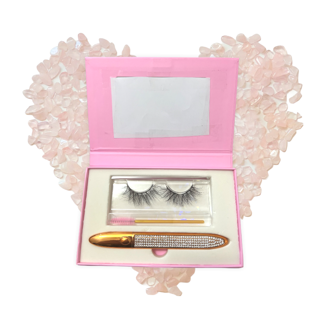 Faux Mink Lash Case w/ Mirror