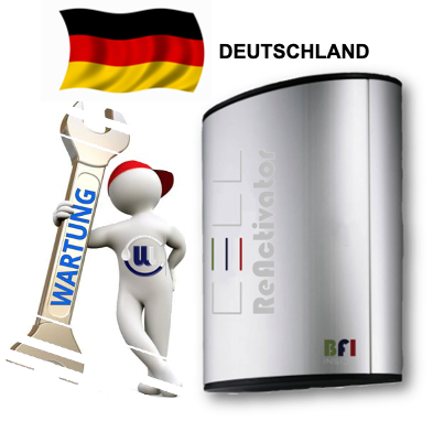 Jährlicher Filterservice für den "CELL ReActivator" Wasserfilter DEUTSCHLAND