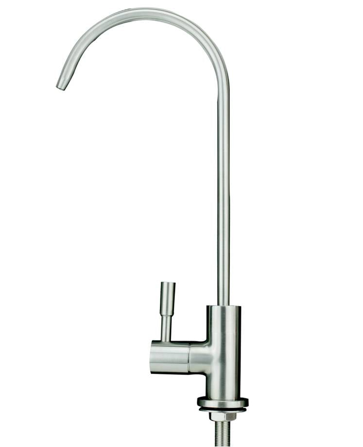 Wasserhahn in Matt gebürstet für den CELL ReActivator / FitLine Wasseraufbereiter