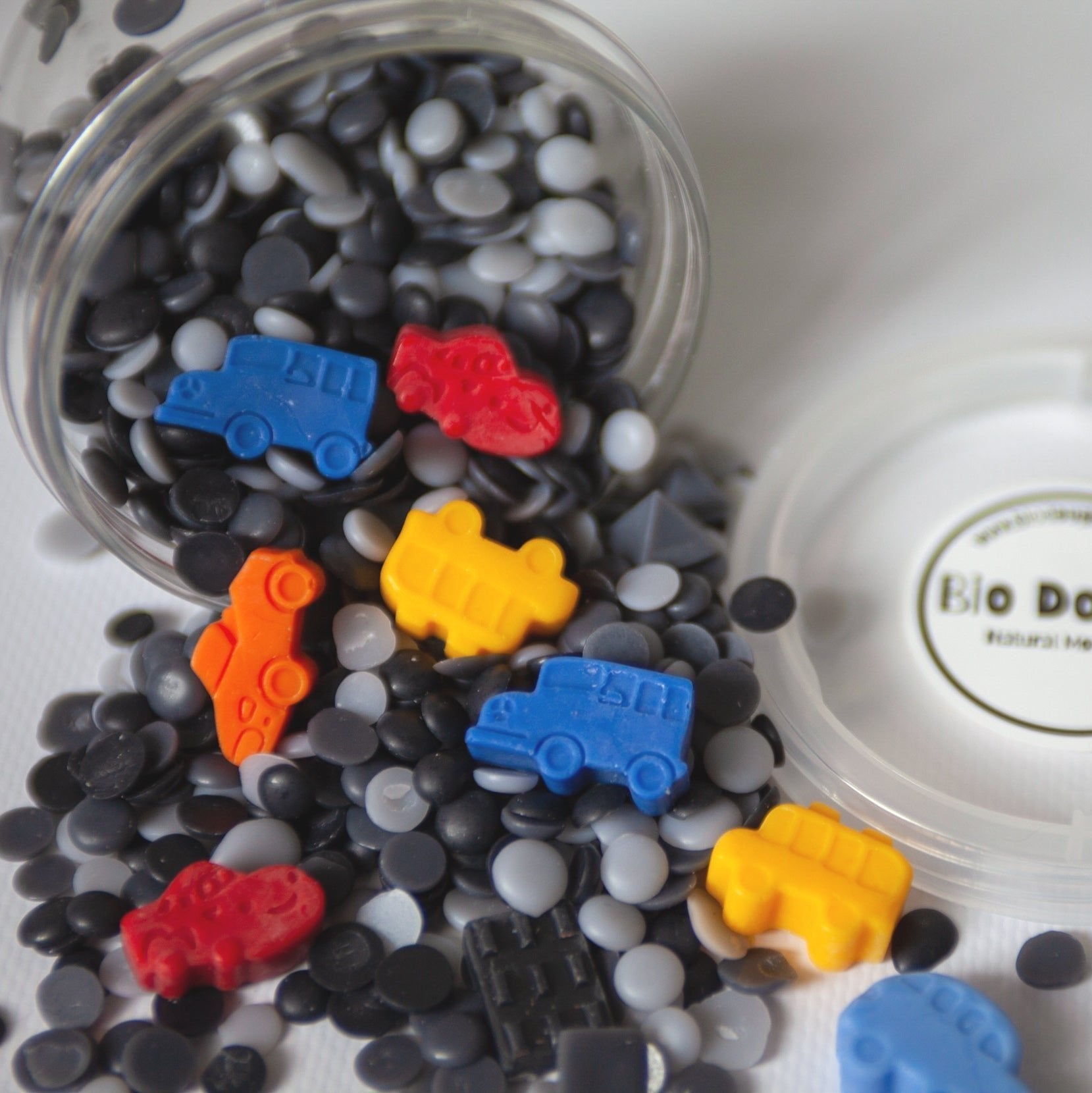 Bio DoUgh Sprinkles — Vroom Vroom Cars - All Natural, Eco-Friendly, Kids Dough Sprinkles for Sensory Play