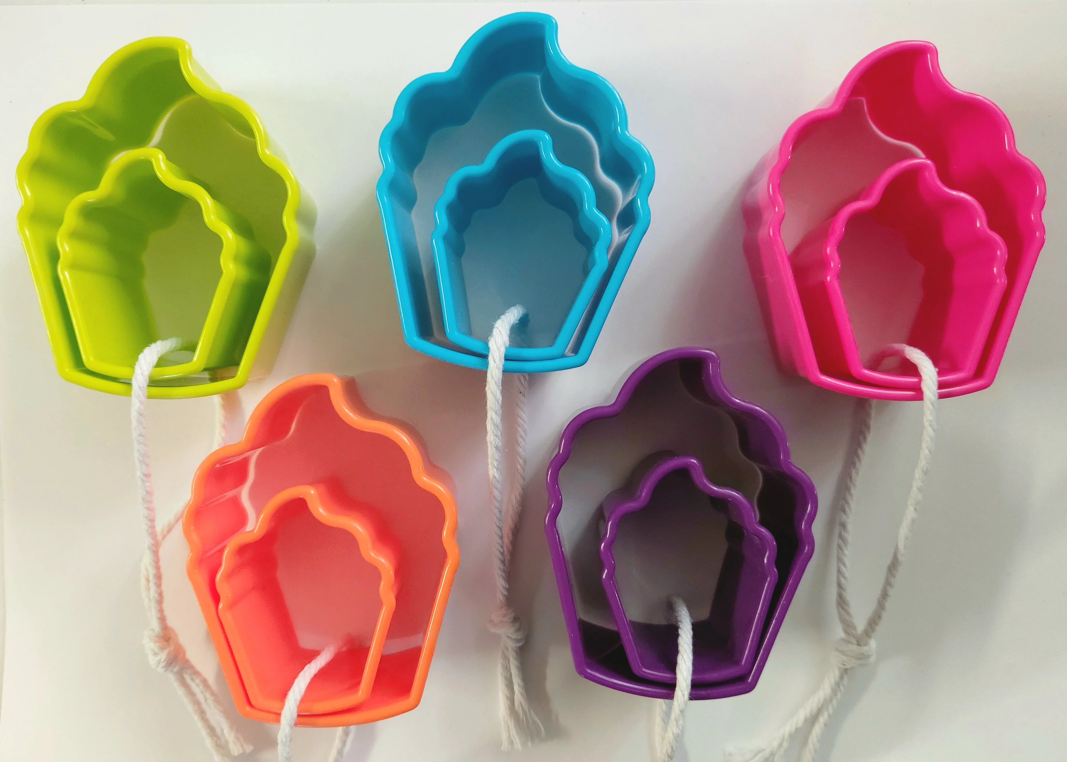 Bio Dough - Dough Shape Cutters - Fun Duo Cupcake Shape Cutters