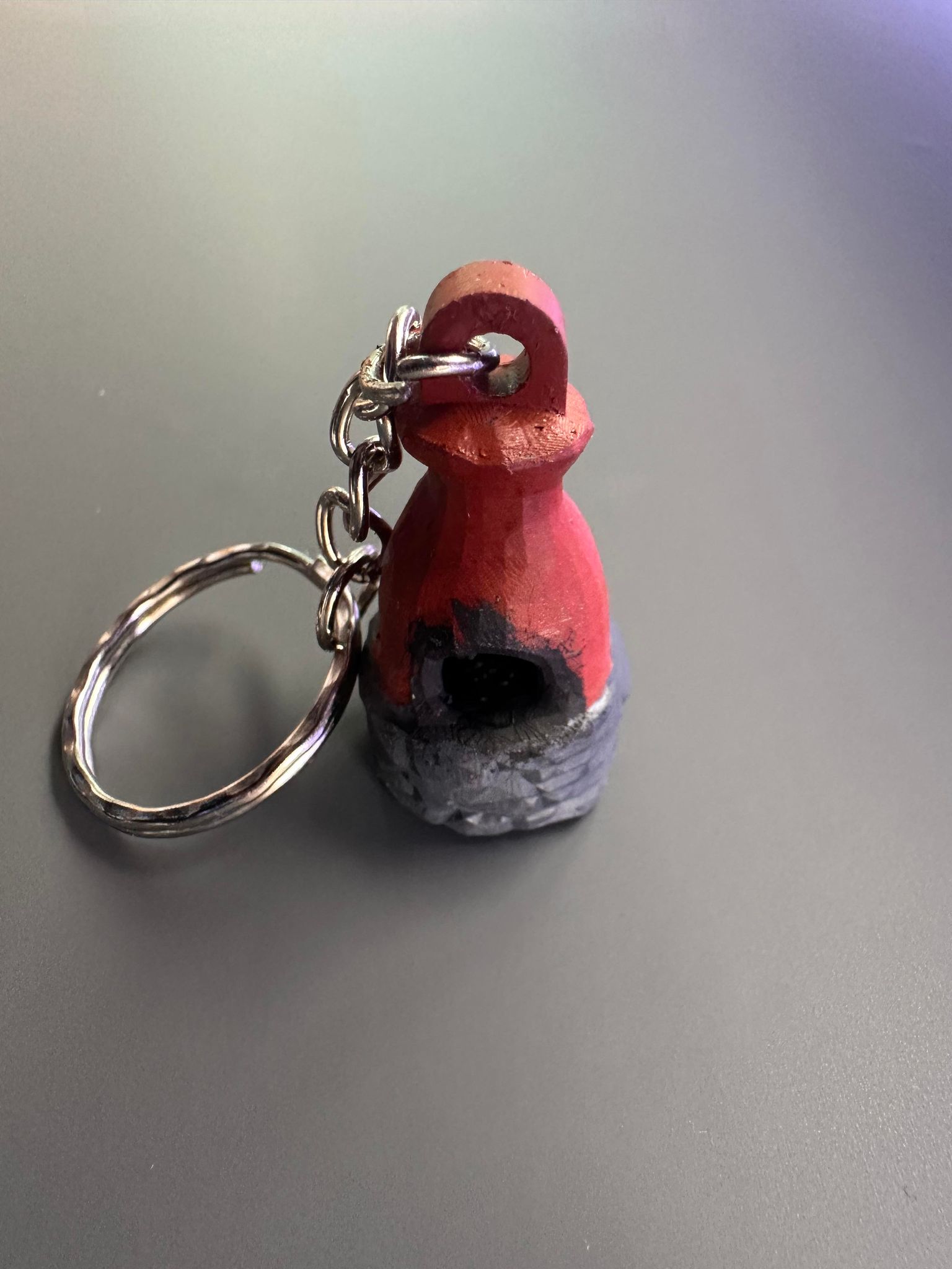 Rust Furnace Keychain