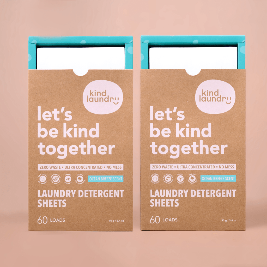 Eco-Friendly Laundry Detergent Sheets - Ocean Breeze (2 boxes)