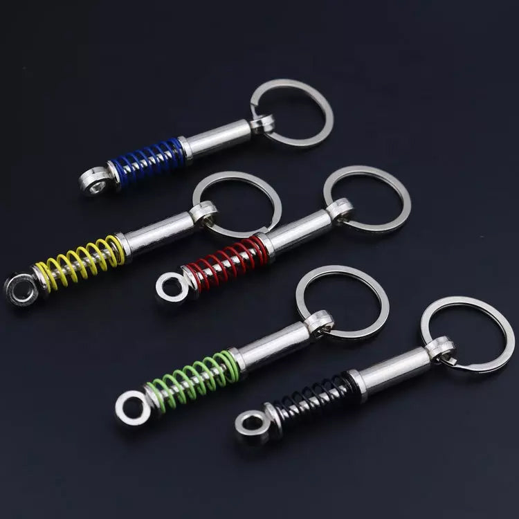 Auto Racing Shocks Keychain