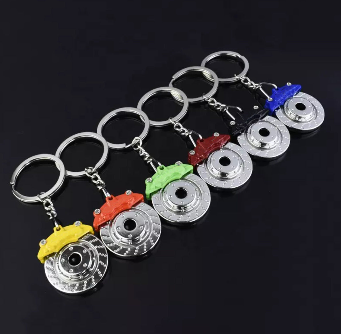 Auto Racing Breaking Disc Keychain
