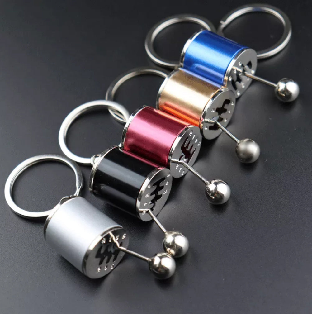 Auto Racing Gear Shift Keychain