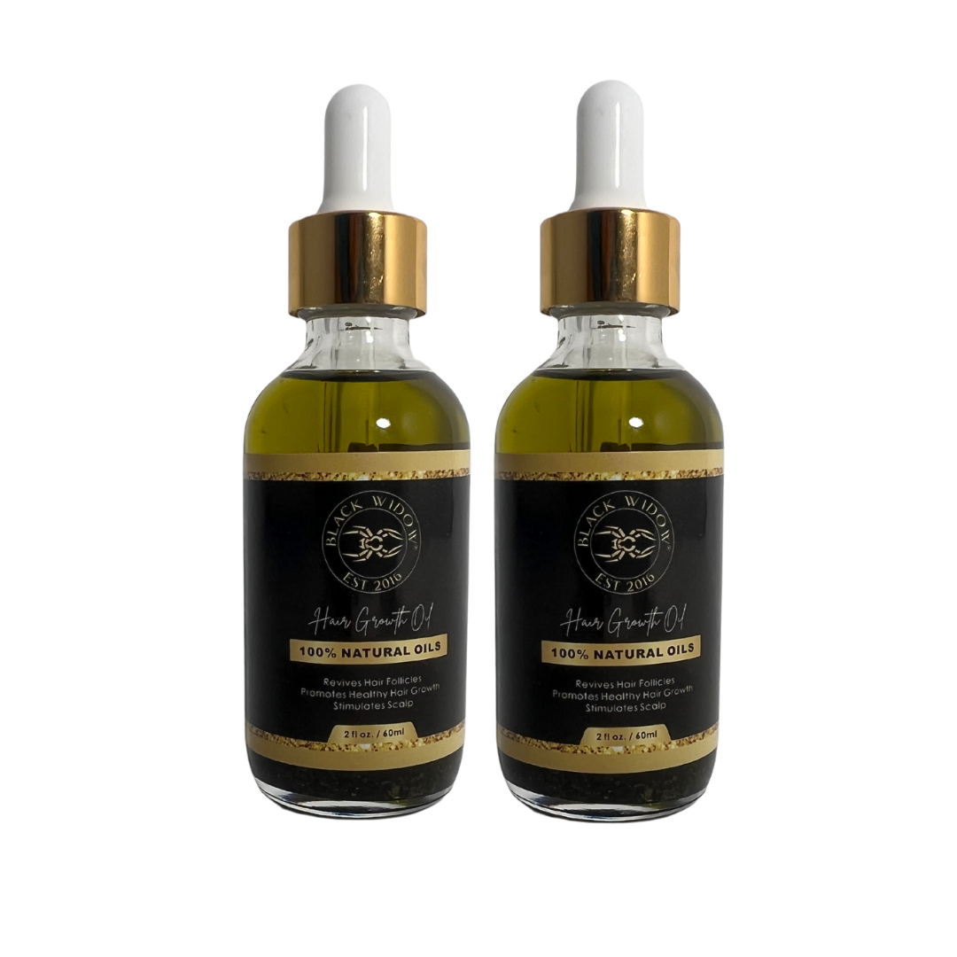 Black Widow Hair Growth Oil (2 Bottles)