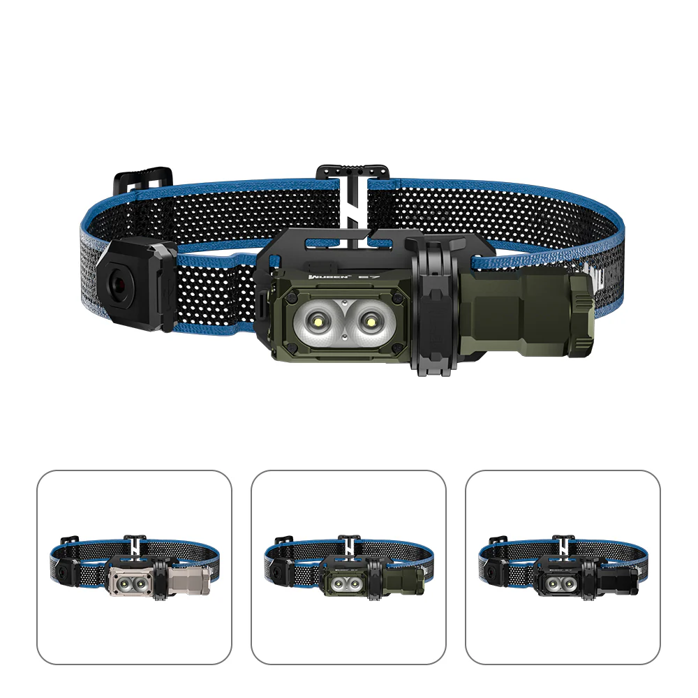 E7 Best Rechargeable Headlamp 1800 lumens🔥 🔥 🔥