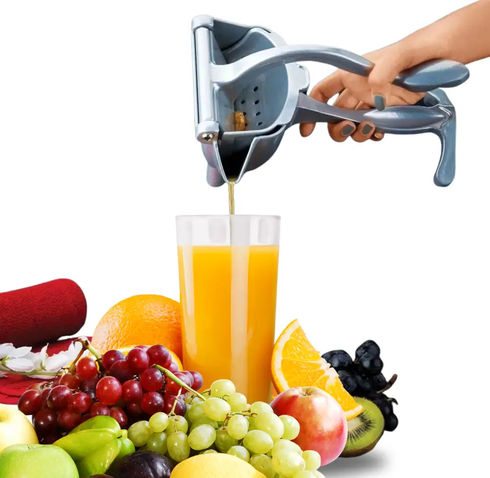 Manual Fruit Press Aluminum Squeezer/Juicer