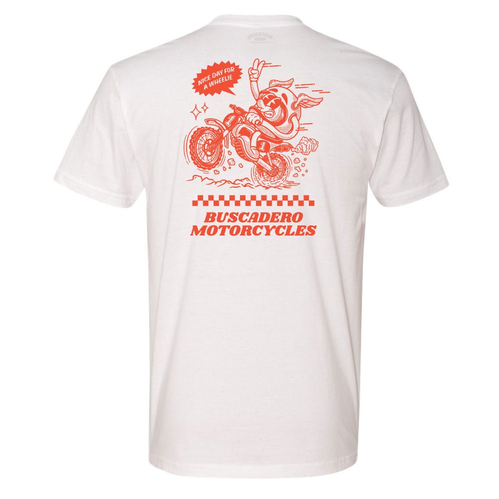 'Nice day for a Wheelie' Short Sleeve T shirt