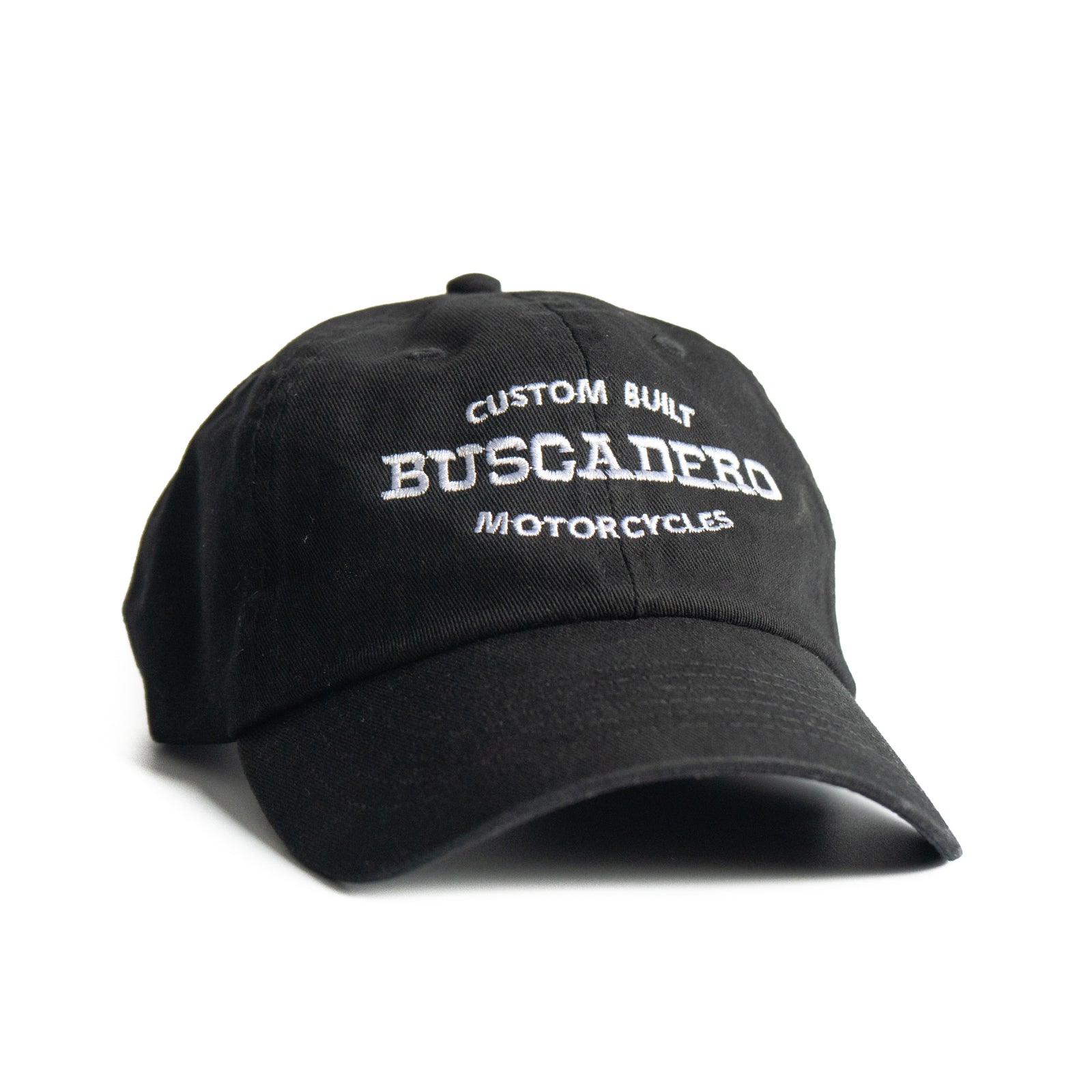 Flat Track Dad Hat - Black