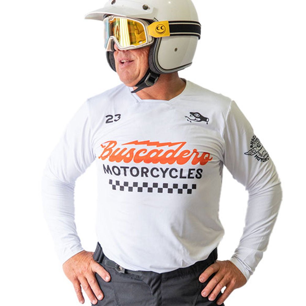 Gila Moto Jersey - White