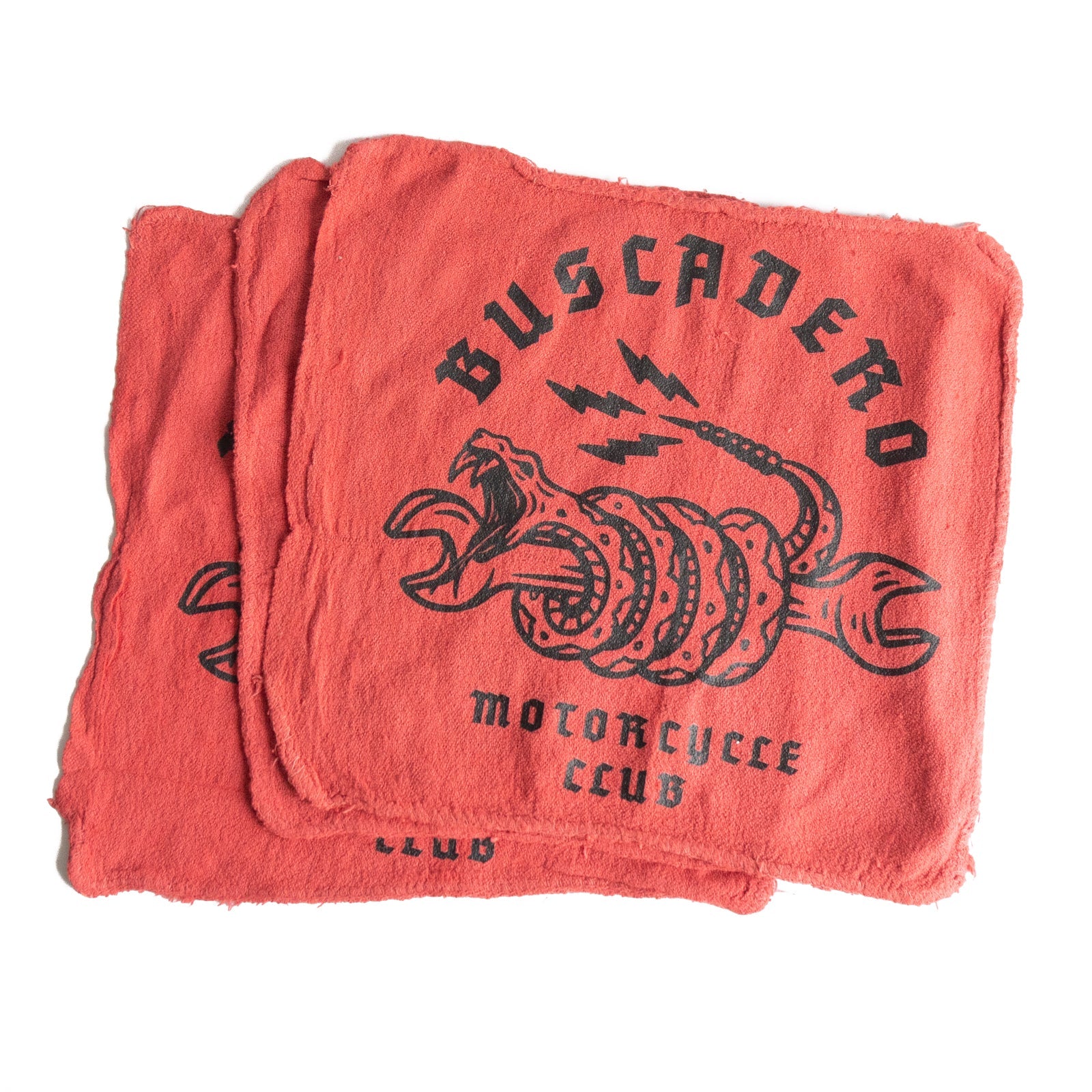 Wrench Rattler Cotton Shop Rags - 3 pack