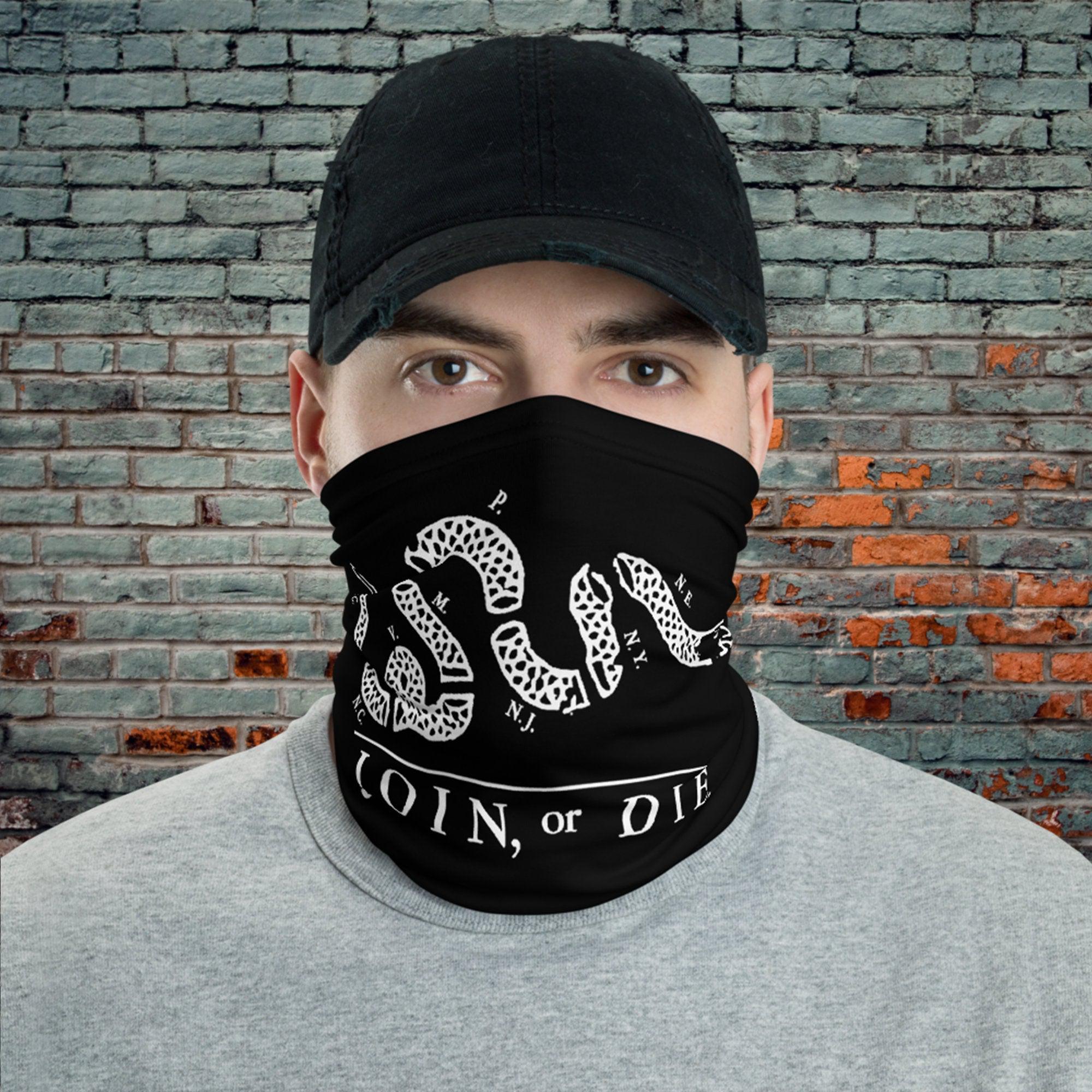 Join Or Die Pamphlet Neck Gaiter