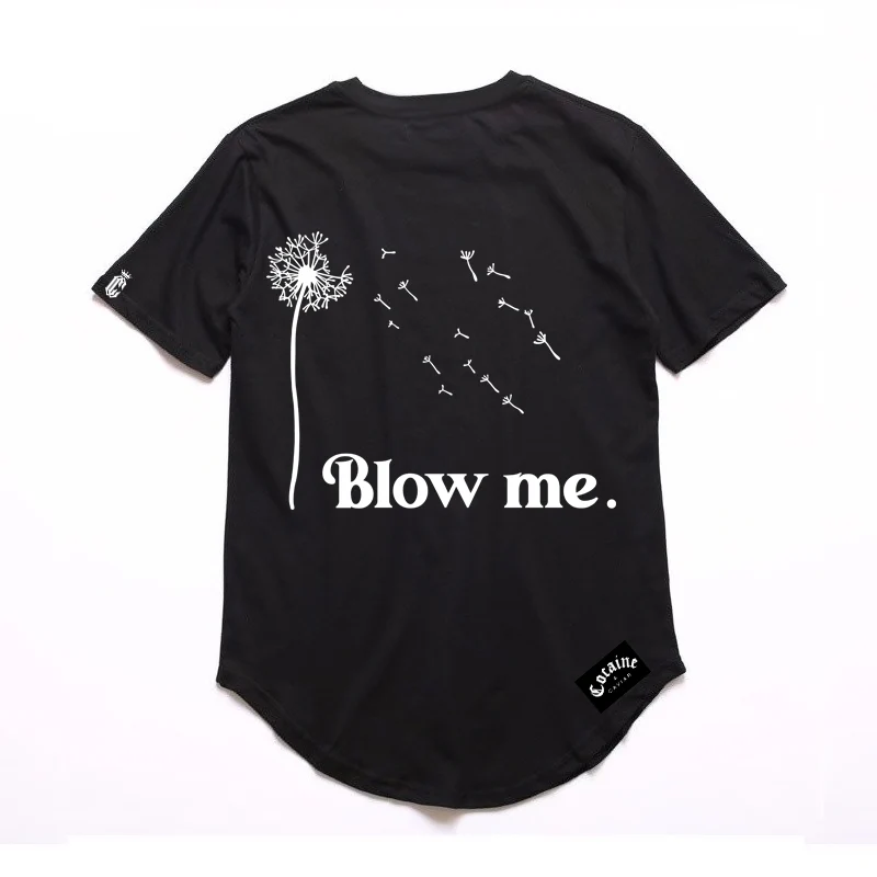 BLOW ME  SCOOP  BLACK  T-SHIRT