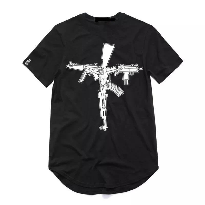 " IN GUNS WE TRUST  " SCOOP TSHIRT