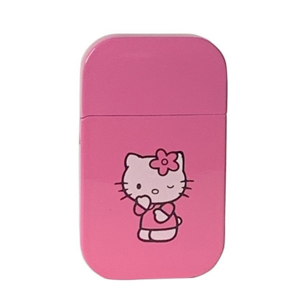 Creative Pink Hello Kitty Torch Flame Lighter Windproof