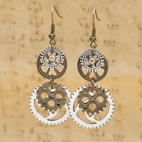 Bijoux Boucles d'Oreilles Steampunk