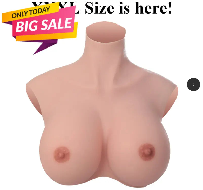 XXXL size G/H/R/S cup size Larger Breast Forms