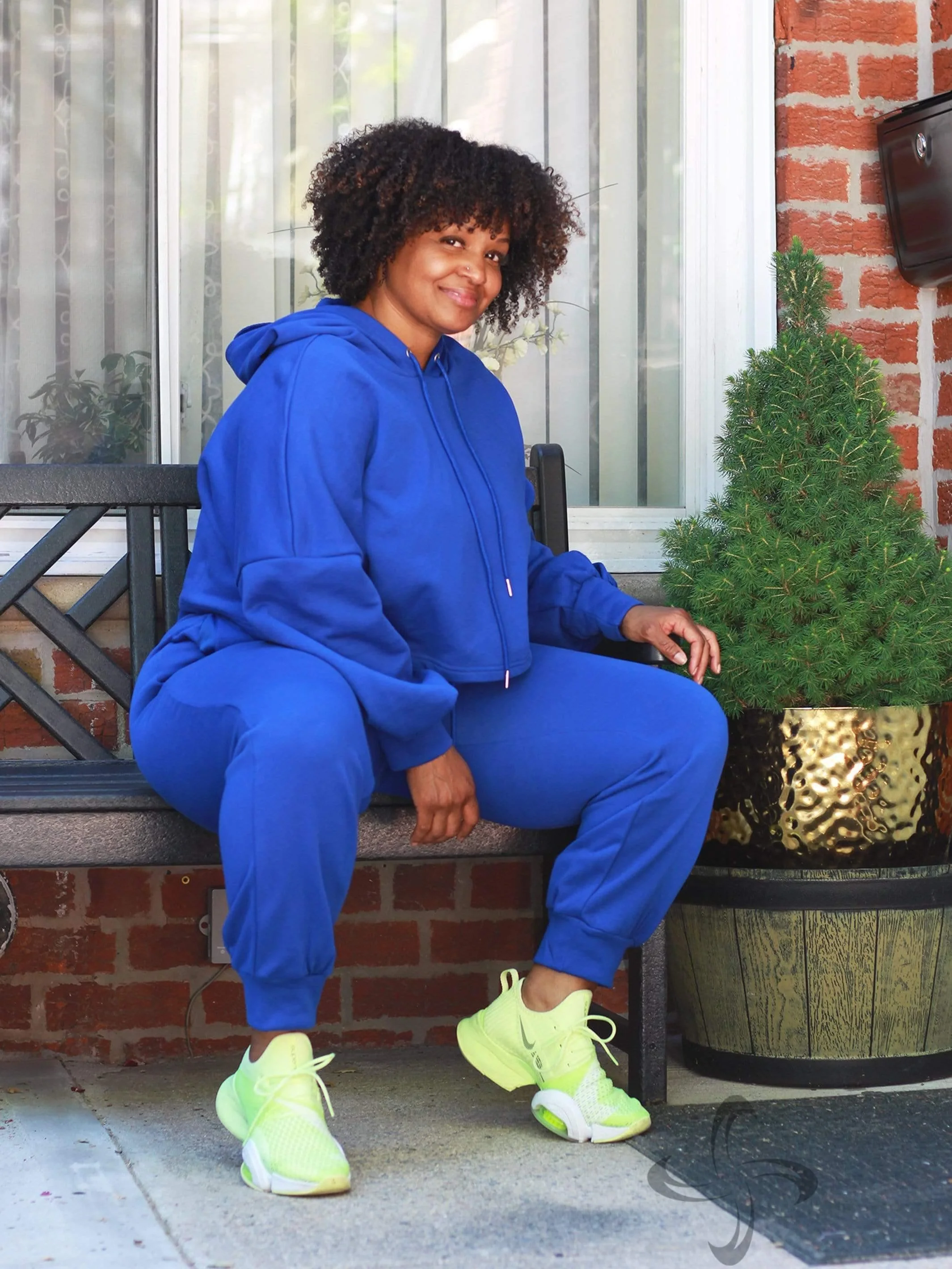 Sweats Up | PLUS Crop Hoodie Jogger Set