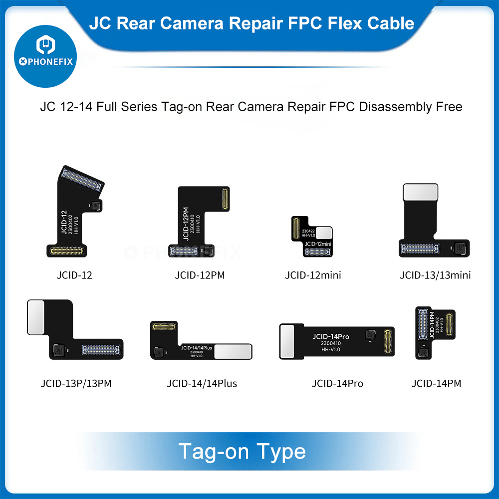 JCID Wide Angle Camera Tag-On Repair FPC For iPhone 12-14 Pro Max